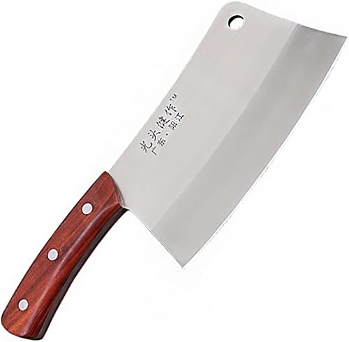 Cleaver Knife,Meat Cleaver, 7.5inch compound steel kitchen knives cut cutter chop bone Chopping Slice fish Fruit Meat