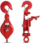 Amazon | Dragnwin 滑車 2t スナッチブロック 滑車 2t フック式 滑車