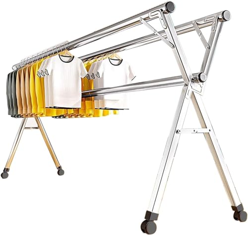 Corde à linge extensible pour balcon et séchoir mobile