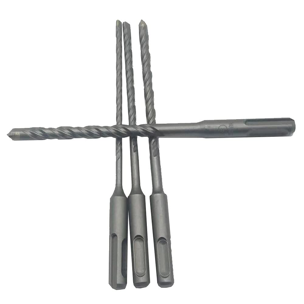 Lot De 5 Forets SDS Plus 10 Mm X 210 Mm – Perceuse Béton, Pierre, Brique | Carbure Tungstène Haute Performance