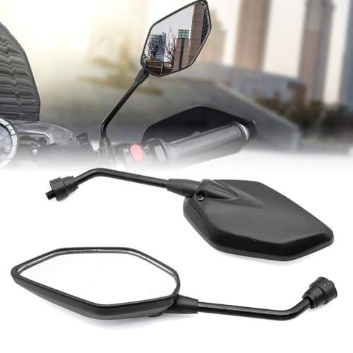 Espejos de extremo de manillar moto espejo retrovisor de 10mm para ATV 3