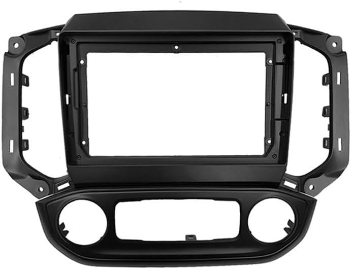 9" Car Radio Head Unit Frame Kit Compatible with S10 Trailblazer Colorado D-Max MU-X Auto Stereo Install Dash Panel Fascia Central Control Accessories(Auto AC,9 inch)