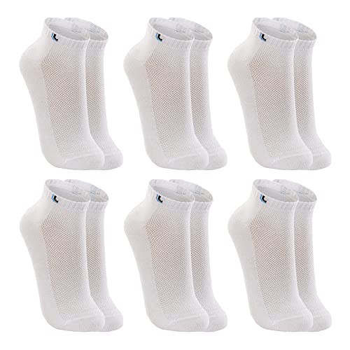 Kit C/6 Pares Meias Lupo Cano Curto Algodão 3225 Sortido Cor:Branco;Tamanho:41-44