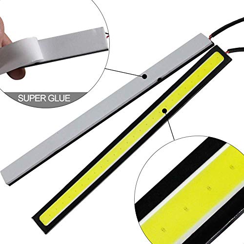 Biqing 2X Luci di Marcia Diurna per Auto,12V LED