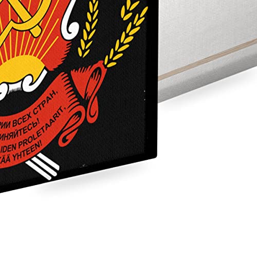 Toile écusson communiste URSS tableau décoration murale russe - 2