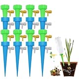 20 PCS Automatic Watering Set, Komplettes Bewässerungssystem für Garten, Balkon Zimmerpflanzen mit Einstellbarer Wassermenge, Automatische Pflanzenbewässerung für Urlaub Alltag, Perfekt