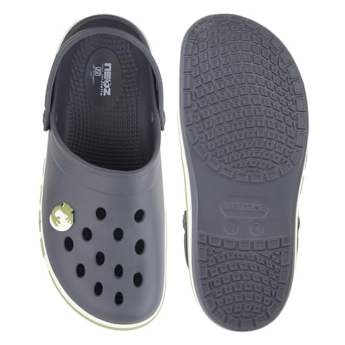 Image of URJO SKR BAYBAND Men's Clogs /Sandals With Adjustable Back Strap Made with Levirex for Extra Comfort and 40% Less Pressure Anti Skid Comfortable Waterproof Daily Mules Clog /Sandal for Men (URJO by Neoz)