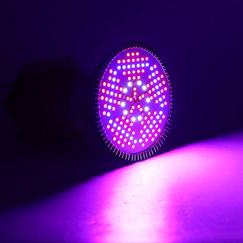 Aumotop Lámpara de Cultivo de Plantas 150LED, Bombilla Efectiva 100W para Hidropónico Flores Invernadero