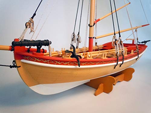 Model Shipways Ms1460 18Th Century Armed Longboat 1:24 Scale - Laser Cut Wood, Metal & Photo-Etched Brass Kit #TOP2