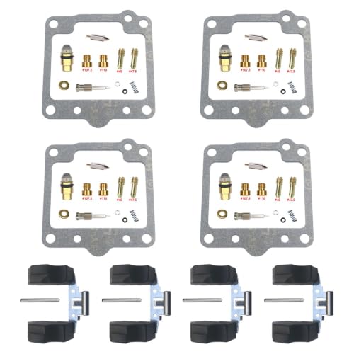 Kit réparation carburateur GSX1100E anti-fuite avec joints nitrile robustes et gicleurs de 135