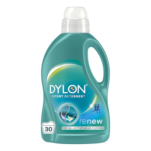 Dylon Sport Detergent (30 Wash Loads), Liquid Laundry Detergent for Active Wear Clothes, Sport Detergent renewing in every wash with optimal results in 10 washes
