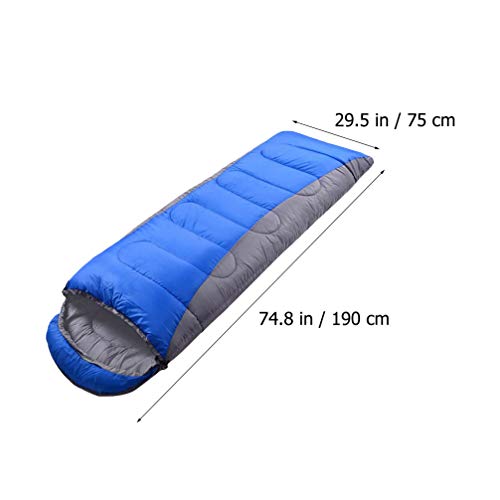 BESPORTBLE Saco de dormir para acampar, para mochileiros, para clima frio, para todas as estações, c