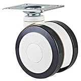 80kg Medical feet with Screws Beauty Equipment Chassis Rotating Mute Furniture Table cart