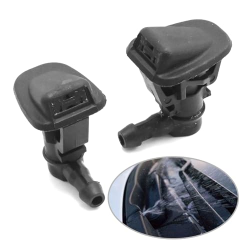 CADUFUELLY 68164356AB Windshield Washer Fluid Jet Nozzles and Rubber Tube Hose Kit, Replacement for Jeep JK JKU Wrangler 2013 2014 2015 2016 2017 2018 2019, Replaces 68197414AB by CADUFUELLY - Image 8