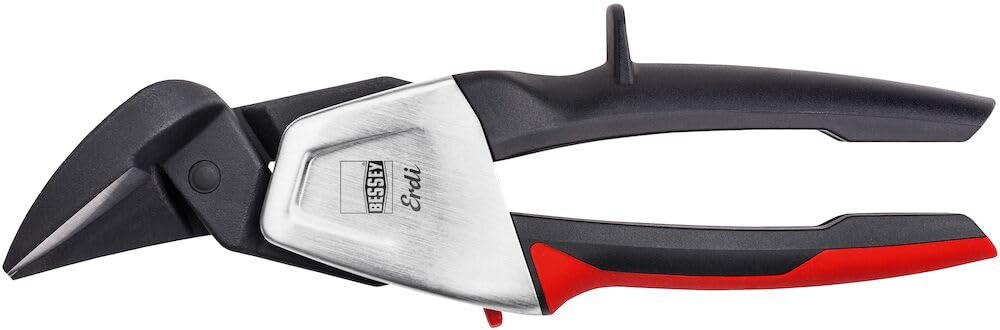 BESSEY Erdi Ideal-Schere D39ASS, Rechtsschneidend, Gesamtlänge 230 mm Schnittlänge 30 mm, für gerade und Figurenschnitte, Gewicht 0,49 Kg