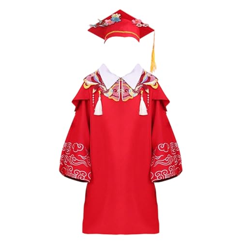 Image of Kindergarten 2025 Graduation Cap and Gown Tassel Sets with Charm 2PCS Graduations Stoles for Kids Grad Party Clothes