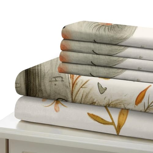 Sets de housses de couettes 3 pièces éléphant impression haute définition - 6