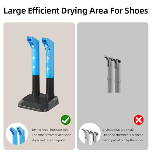 Monealpis Boot Dryer - Ultra Silent Shoe Dryer With 360-Degree Unclogging For Quick Drying Of Work Boots thumb #2