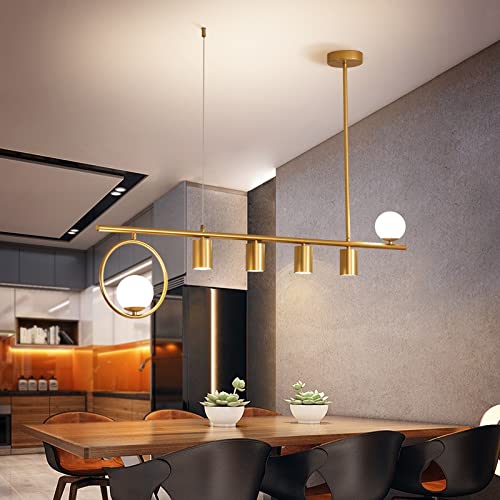 Lampe LED suspendue à 5 têtes interchangeables pour éclairage intérieur - 6