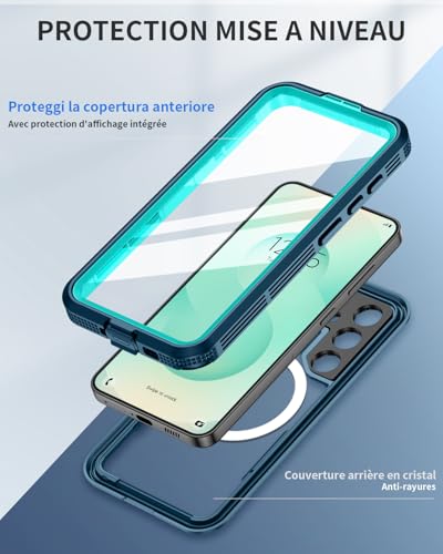 Coque étanche Samsung S25 résolvant les risques de casse d'écran et d'infiltration