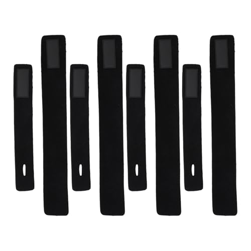 Correia de Embrulho de Vara de Pesca, 4 Peças de Tiras de Vara de Pesca de Borracha de Nylon Antider