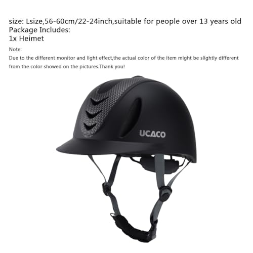 Casco de equitación regulable 56-60 cm con protección contra impactos para ciclistas 7