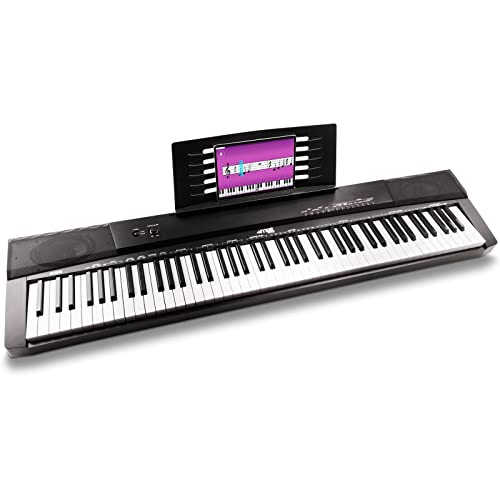 MAX KB6 Clavier électronique pour musicien confirmé avec stand, Piano numérique 88 touches, Touches semi-lourdes… - Les Beatles, Paul McCartney, John Lennon, RIngo Starr, George Harrison MAX KB6 Clavier électronique pour musicien confirmé avec stand, Piano numérique 88 touches, Touches semi-lourdes… – Image 3