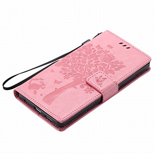 LEMORRY per Huawei P8 Lite Custodia Sbalzato Pelle...