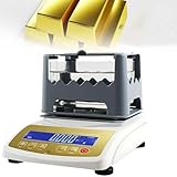 BeoyNot Probador de Oro, Plata, Oro Quilates y Paladio: Pureza del 0.1% y resolución de 0.1K Quilates, densímetro de Alta precisión para la verificación de Metales Preciosos MDJ300K