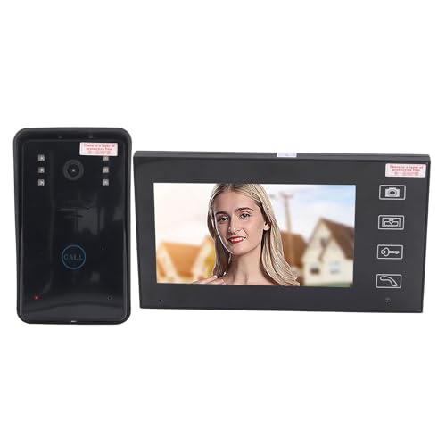 Campainha Visual, Campainha de Vídeo Porteiro HD Tela LCD de Alta Sensibilidade AC 110-240V para Cas