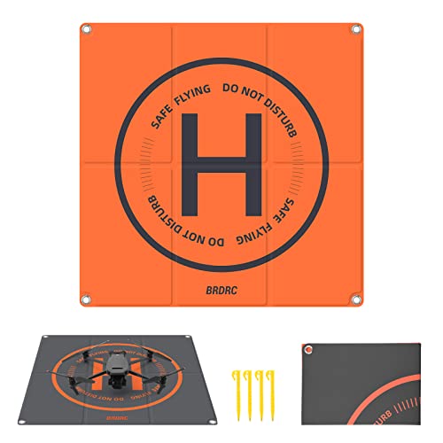 BRDRC Drone Landing Pad para DJI Mini 3 Pro, heliporto dobrável universal de 64,8 cm para DJI Avata