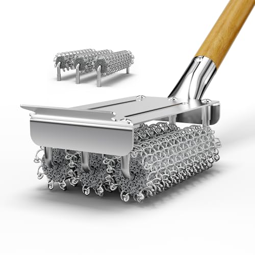 House Again Bristle Free 304 SS Grill Brush and Scraper - image 1