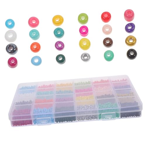 Gadpiparty Accesorios De Cuentas De Arroz De Vidrio Dijes Para Hacer Collares Pulseras De Cuentas Cuentas Para Hacer Joyas Cuentas De Vidrio Delicadas Cuentas De Joyería Para El Hogar