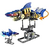 STpro Building Bricks Set - Building Blocks - Animal Micro Building Block Toy for Boys Girls & Adults (Shark)