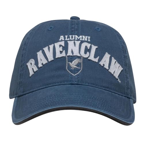 Image of Bioworld Harry Potter Blue Ravenclaw Hogwarts Alumni Adjustable Baseball Cap - Official Merchandise - Great Gift for Teens or Adults
