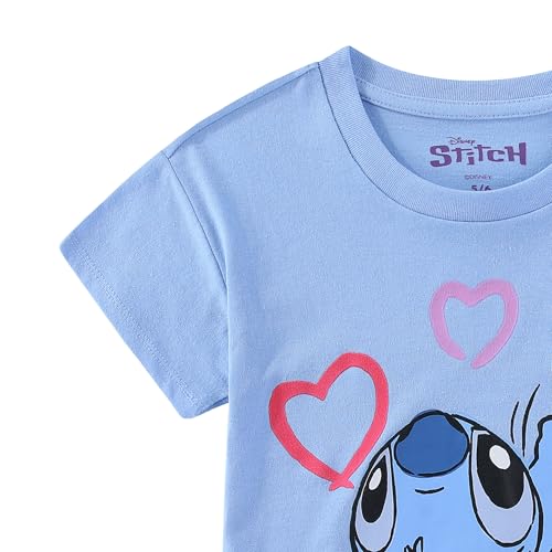 Disney Lilo & Stitch Girls Short Sleeve T-Shirt for Toddler and Big Kids2
