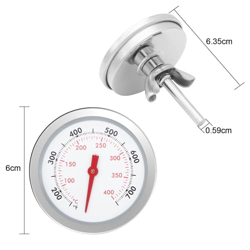 67088 67731 Grillthermometer für Weber Genesis 300, Genesis II & Summit Series Grill, E/S 310 330, Temperaturanzeige, Zentralmontage, Durchmesser 6 cm, Ersatz
