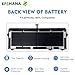 EFOHANA AA-PBKN4MR Laptop Battery Replacement for Samsung Galaxy Book3 Book4 Pro 360 Serices Galaxy Book3 Pro NP960XFG NP960QFG NP964QFG NP964XFG Series BA43-00404A 4ICP5/65/86 15.52V 73.9Wh 4762mAh