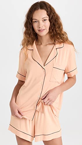 Image of Eberjey Gisele Rib Relaxed Short PJ Set