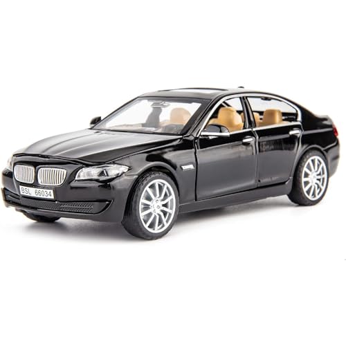 Image of DARVICE 132 Diecast Car BM 535i Sport Diecast Metal Toy Car for Kids Light Sound Pullback Openable Door