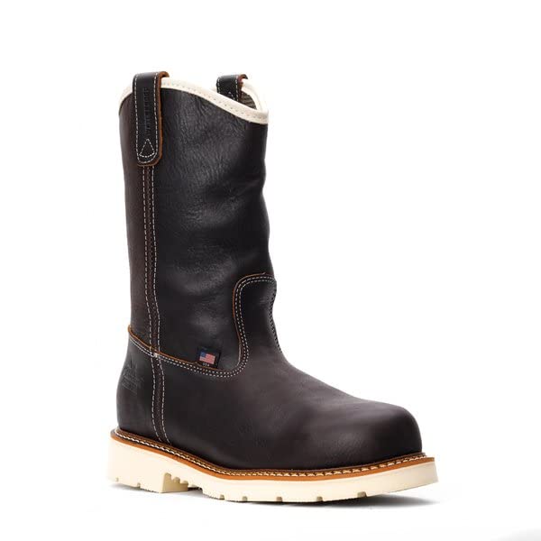 Thorogood American Heritage 11” Steel Toe Wellington Boots for Men - Premium Full-Grain Leather, Slip-Resistant Heel Outsole and Comfort Insole4