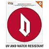 Duquesne University Secondary Logo Automotive Car Window Locker Circle Bumper Sticker #1