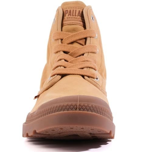 Image of Palladium Pampa Hi Men's Outdoor Boots | Hiking, Trekking & Riding Ankle Boots | Stonewashed Canvas, All-Season, Quick-Dry