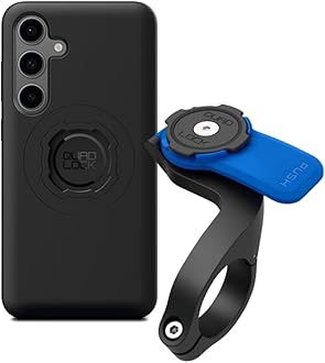 Quad Lock Out Front PRO Bike Phone Holder Kit with MAG Phone Case for Samsung Galaxy S24 FE