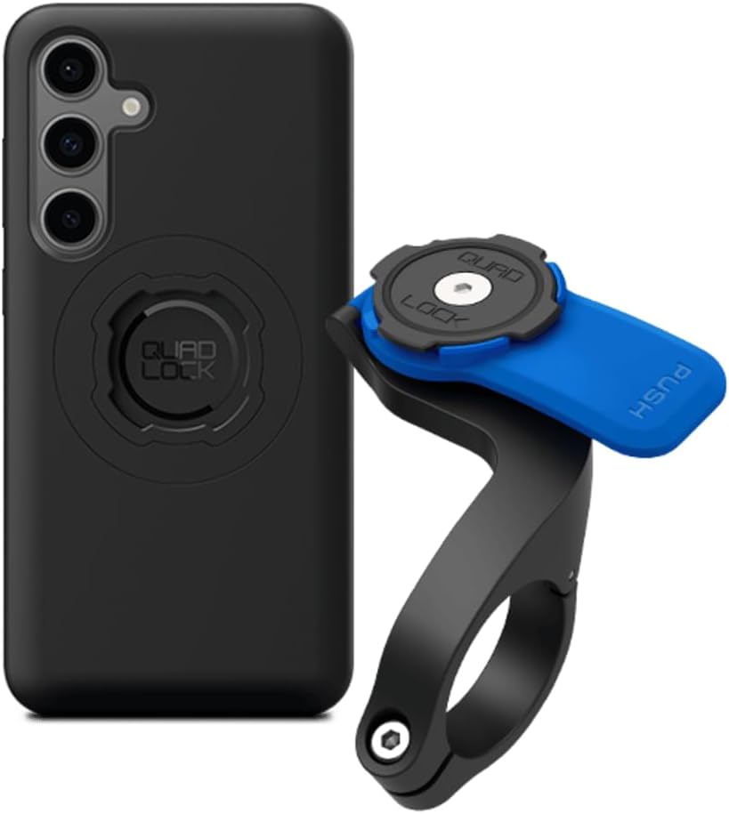 Quad Lock Out Front PRO Bike Phone Holder Kit with MAG Phone Case for Samsung Galaxy S24 FE