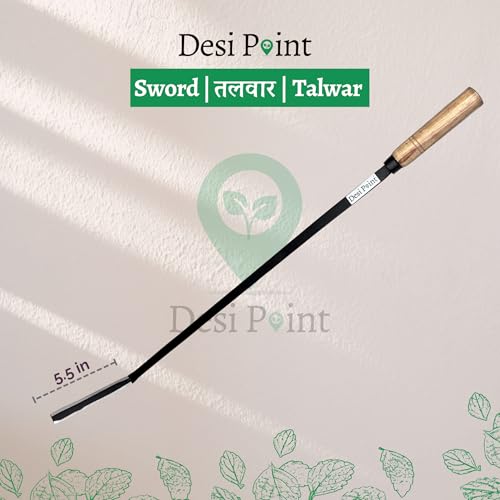 Image of Desi Point Handmade Grass Sword for Gardening - Manual Grass Cutter Tool | Weed Remover Knife for Lawn | Ghas Katne Ki Talwar | One-Handed Use