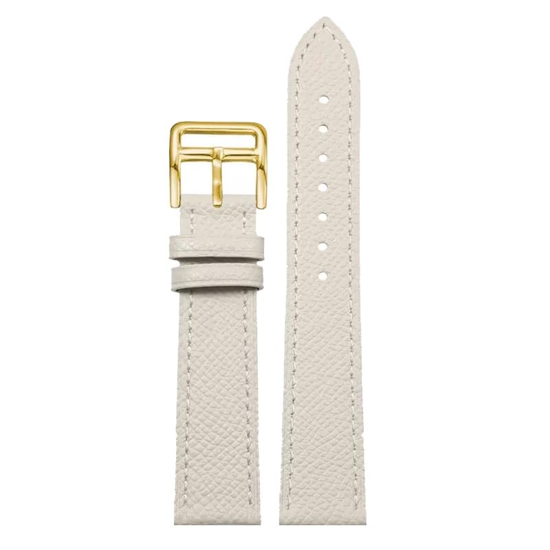 Bracelet de montre en cuir véritable d'agate souple et élégant pour boîtier de 18 mm