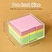 Milageto Acrylic Sticky Notes Holder Self Sticky Notepad Holder Nonslip Memo Dispenser for Students Family Stationery Sticks Pads Work
