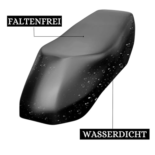 LLAVEROSMOTOR.ES Motorrad Sitzbezug Universal, Motorrad Sitzauflage Wasserdicht, Roller Sitzbankabdeckung, Roller Sitzbezug Anti-Kratzer, Roller Sitzbankbezug mit Sonnen- und Regenschutz