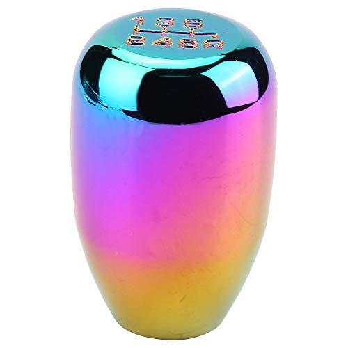 Image of Dweekiy Universal Manual 6-Speed Car Gear Shift Knob - Weighted Metal Shift Knob with 3 Adapter Rings (8mm, 10mm, 12mm) for Most Manual Transmission Vehicles